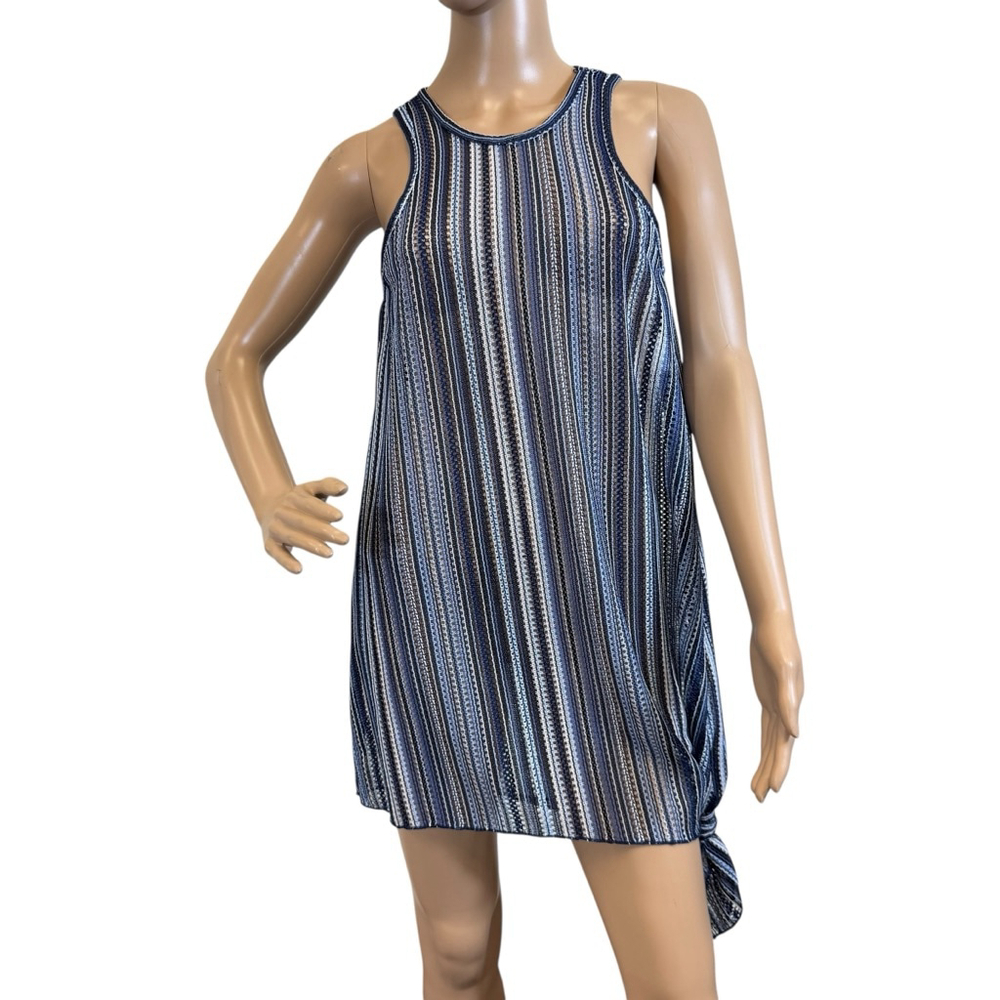 Women's BECCA Sleeveless Dress Size XS/S Blue White